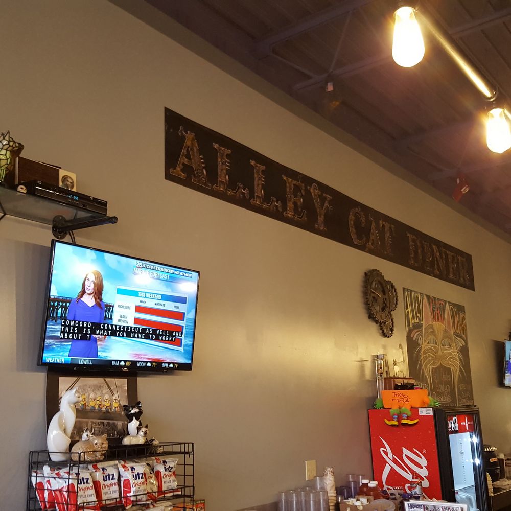 Alley Cat Diner - Signage - Diners Near Me - Webster, Massachusetts