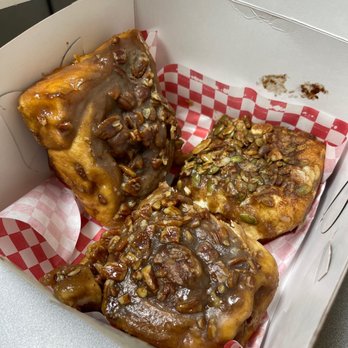 Benji's Bakery & Cafe - Our sticky buns, sorry I didn't have chowder & sandwich picture..,you'll just need to go for yourself... lucky YOU!!! - Bakeries Near Me - Anchorage, Alaska