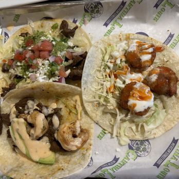 Cantina Louie - Top: Chimi Chimi Bang Bang, Bottom: Surf and Turf, Right: Sriracha Shrimp - Mexican Near Me - West Melbourne, Florida Cantina Louie - Top: Chimi Chimi Bang Bang, Bottom: Surf and Turf, Right: Sriracha Shrimp - Mexican Near Me - West Melbourne, Florida