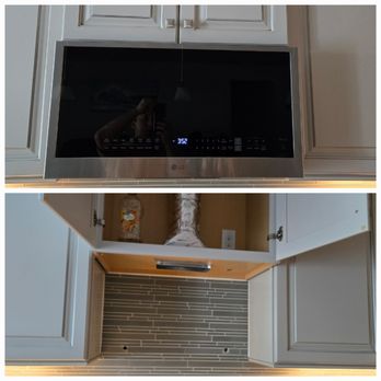 PowerON Appliance Repair - Professional installation of over the range microwave with exhaust. Installation LG microwave. - Appliances & Repair Near Me PowerON Appliance Repair - Professional installation of over the range microwave with exhaust. Installation LG microwave. - Appliances & Repair Near Me