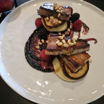 Suchness - Pork belly "Pancakes and bacon!" to us - American Near Me - Taos, New Mexico