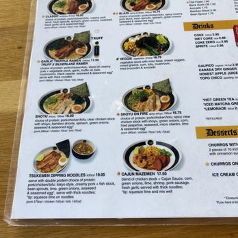 Silverlake Ramen - Menu - Ramen Near Me - Rancho Cucamonga, California