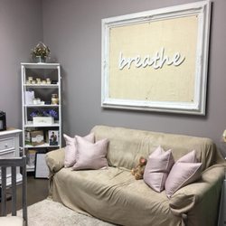 Settling in with Baby by Sheri Brodie - My office at New Life Ultrasound in Murrieta