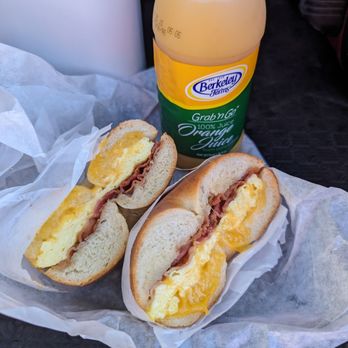 Regal Bagel - Plain bacon egg cheese & jalapeno bacon egg cheese - Bagels Near Me - San Jose, California Regal Bagel - Plain bacon egg cheese & jalapeno bacon egg cheese - Bagels Near Me - San Jose, California