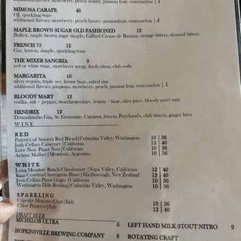 The Mixer - New American Near Me - Hopkinsville, Kentucky The Mixer - New American Near Me - Hopkinsville, Kentucky
