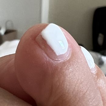 Ombre nail Bar - Again partially painted nail - Nail Salons Near Me - Casselberry, Florida