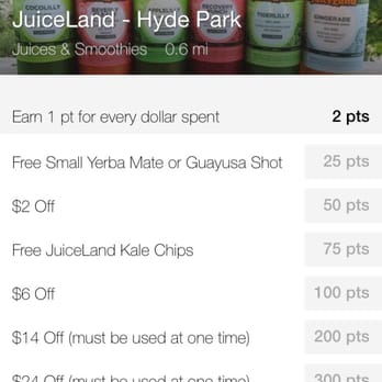 JuiceLand - New point rewards - Juice Bars & Smoothies Near Me - Austin, Texas JuiceLand - New point rewards - Juice Bars & Smoothies Near Me - Austin, Texas