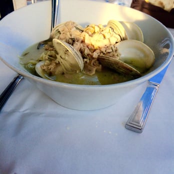 Doc's Place - Side view of my dish. Cant recall the actual name but it is angel hair and clams un white sauce - Seafood Near Me - Somers Point, New Jersey