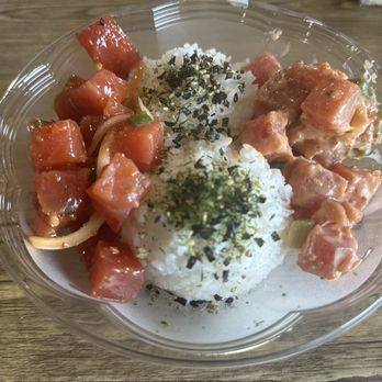 Poke & More - Tuna Basic Spicy & Spicy Mayo - Hawaiian Near Me - Long Beach, California Poke & More - Tuna Basic Spicy & Spicy Mayo - Hawaiian Near Me - Long Beach, California