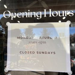 ReThink - A Truckee Thrift - Hours ~