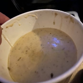 Daniel's Broiler - Leschi - Oh and it's half full. How in the hell is this a bowl of chowder? - Seafood Near Me - Seattle, Washington Daniel's Broiler - Leschi - Oh and it's half full. How in the hell is this a bowl of chowder? - Seafood Near Me - Seattle, Washington