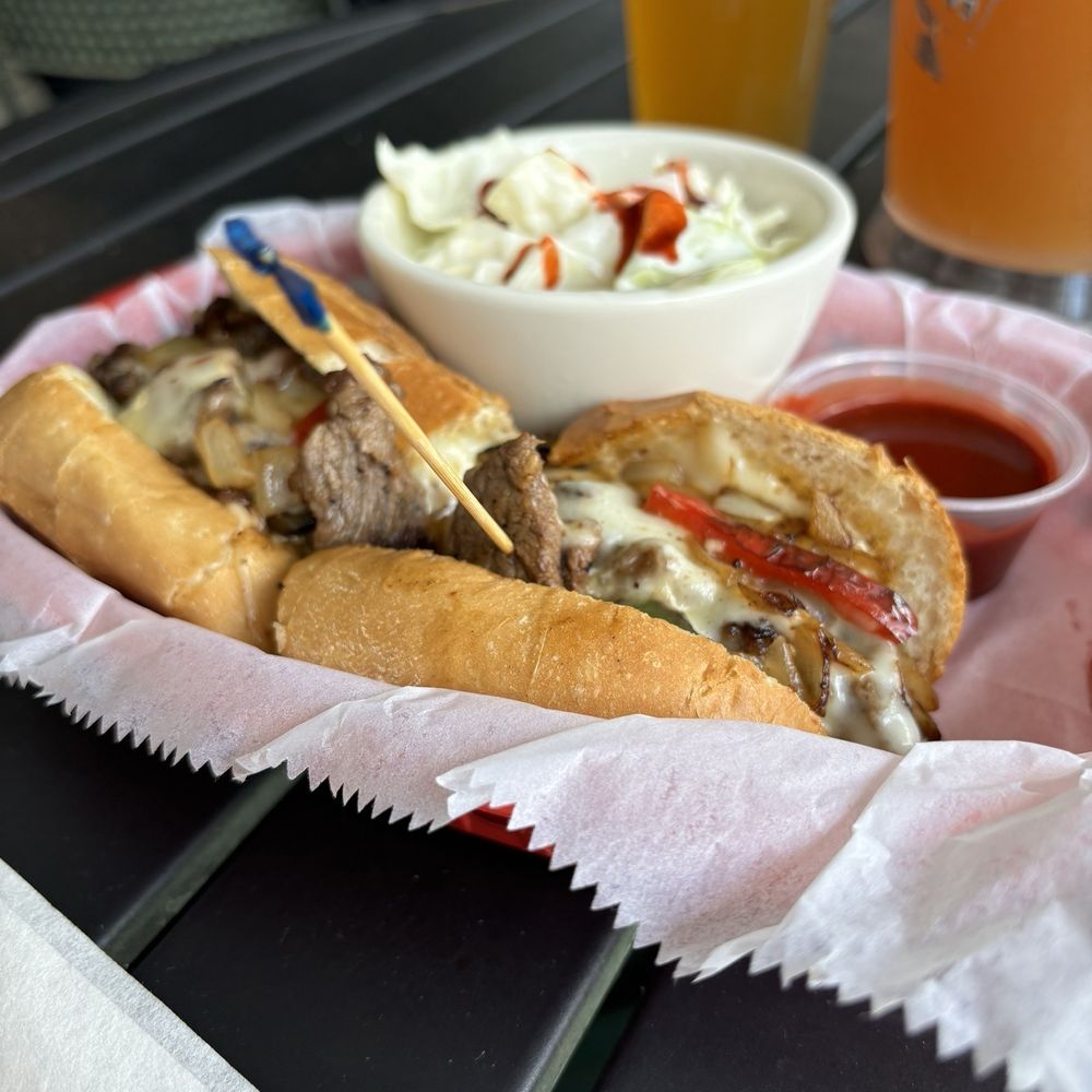 Putter's Patio & Grill - Southwest steak sub with slaw - American Near Me - Winston Salem, North Carolina