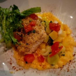 Halibut on Tomato Risotto Halibut on Tomato Risotto