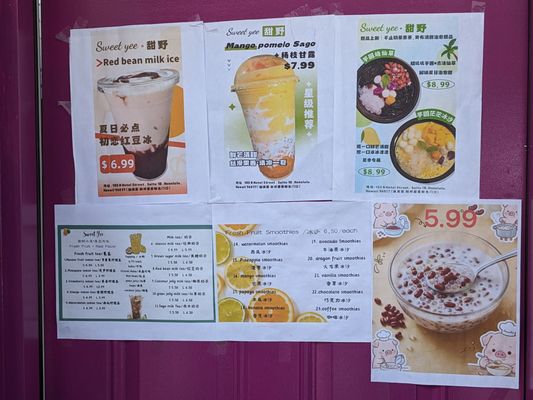 Menu photo 2 Sweetyee Honolulu, HI Menu photo 2 Sweetyee Honolulu, HI