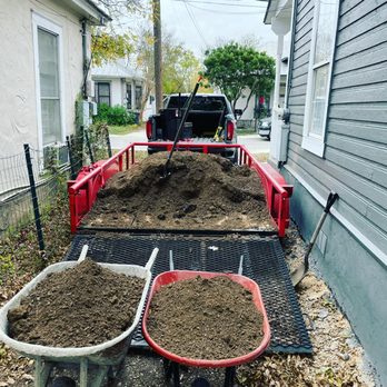 Vision Landscaping - Rich top soil before or lay down of Bermuda - Tree Services Near Me