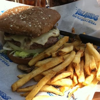 Islands Restaurant - Hula on wheat with extra mushrooms and fries. - Burgers Near Me - Long Beach, California Islands Restaurant - Hula on wheat with extra mushrooms and fries. - Burgers Near Me - Long Beach, California