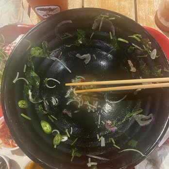 And Broth - Empty bowl rare steak pho - Asian Fusion Near Me - Santa Ana, California And Broth - Empty bowl rare steak pho - Asian Fusion Near Me - Santa Ana, California