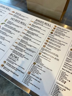 Menu photo 2 Take Sushi Los Angeles, CA Menu photo 2 Take Sushi Los Angeles, CA