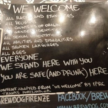 BrewDog - A motto we can agree with - Pubs Near Me - Florence, FI