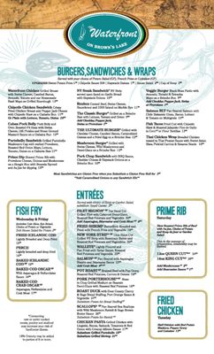 Menu photo 4 The Waterfront on Brown's Lake Burlington, WI Menu photo 4 The Waterfront on Brown's Lake Burlington, WI