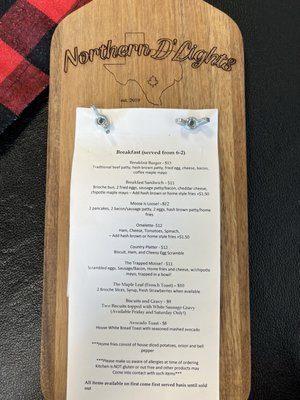Menu photo 2 Northern D Lights Schertz, TX
