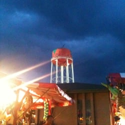 Jackson County Apple Festival - Birthday game and the apple tower.