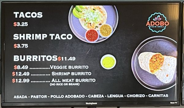 Menu photo 8 Adobo Taco Grill Lakewood, CA