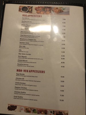 Menu photo 2 The Curry Club Raleigh, NC