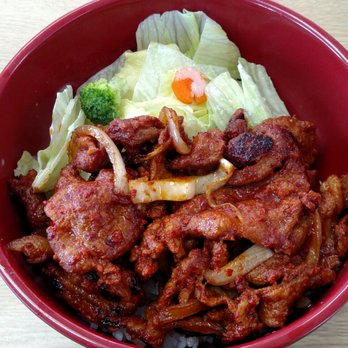 Don's BBQ 3 - Spicy pork bowl - Asian Fusion Near Me - Harbor City, California Don's BBQ 3 - Spicy pork bowl - Asian Fusion Near Me - Harbor City, California