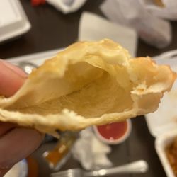Eastern Empire Chinese - No cream cheese in the Rangoon