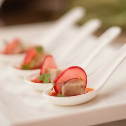 HazelBea Catering - Pork belly wedding appetizer
