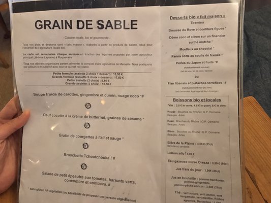 Menu photo 1 Le Grain de Sable Marseille, 13