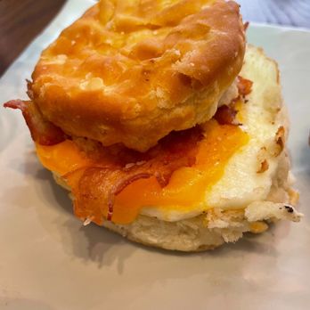 PJ's Coffee - Bacon Egg n Cheese Biscuit - Coffee & Tea Near Me - Silver Spring, Maryland