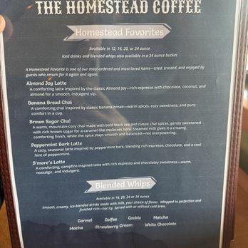 Homestead Cafe - April 2026 menu - Coffee & Tea Near Me - Albuquerque, New Mexico