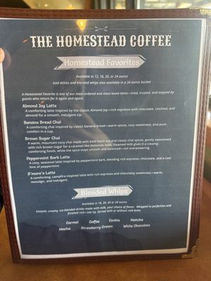 Menu photo 3 Homestead Cafe Albuquerque, NM