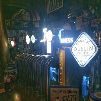 Garrick Bar - The beautiful bright lights of the beer taps - Pubs Near Me - Belfast, BFS