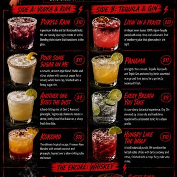 Wildside Bar - Cocktail Menu - Bars Near Me - San Juan, Puerto Rico