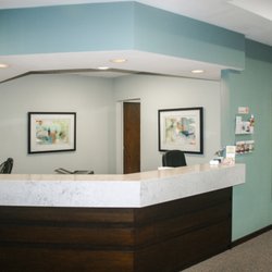 Richardson Eye Associates - The beautiful reception desk.