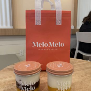 MeloMelo Coconut Dessert - Sunset Mango Coconut Mango Coconut - Desserts Near Me - Irvine, California
