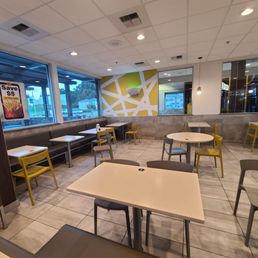 Plenty of tables and both seating inside - 4/2024