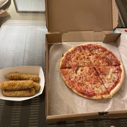The Subway - Small Cheese Pizza and Mozzarella Sticks