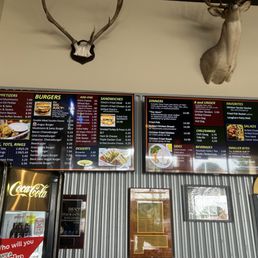 Menu board Menu board