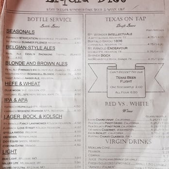 Star Pizza - Liquid Diet Menu (yes, it's on a clip board) - Pizza Near Me - Houston, Texas