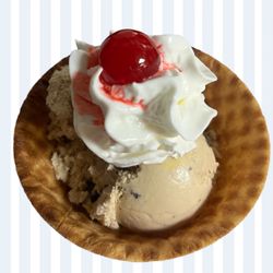 The Frosty Cow - Waffle Bowl Sundae