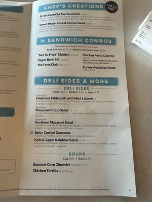 Menu photo 4 Mendocino Farms Costa Mesa, CA