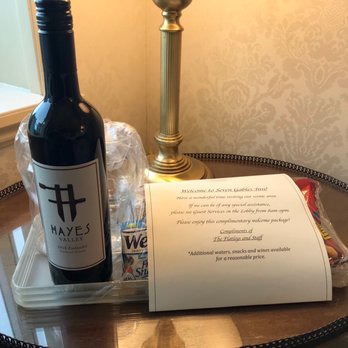 Seven Gables Inn - Fairlawn Room - complimentary champagne and snack tray. - Bed & Breakfast Near Me - Pacific Grove, California Seven Gables Inn - Fairlawn Room - complimentary champagne and snack tray. - Bed & Breakfast Near Me - Pacific Grove, California