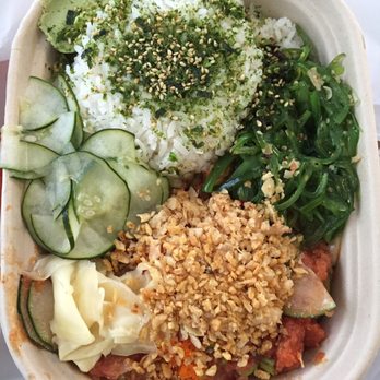 Poke Bar - Large bowl- double spicy tuna, double tuna - Hawaiian Near Me - El Segundo, California