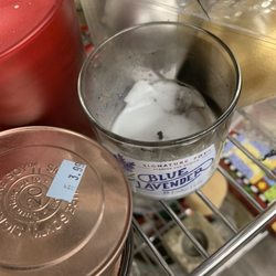Goodwill Columbus - Yep, $3.99 for a barely there candle. That's the new normal here.