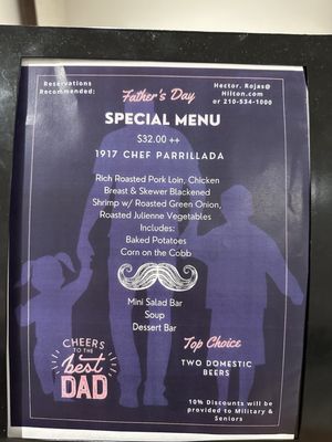Menu photo 2 1917 Restaurant San Antonio, TX