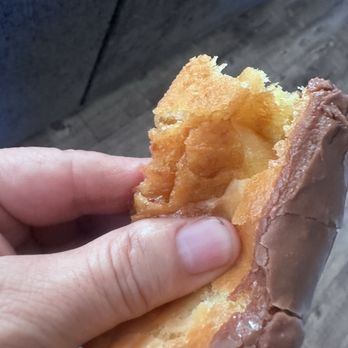 Lp Coffee & Donuts - You can see the oil by my thumb. - Donuts Near Me - Ontario, California Lp Coffee & Donuts - You can see the oil by my thumb. - Donuts Near Me - Ontario, California